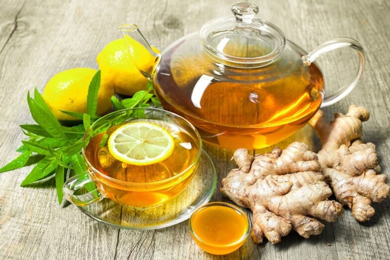 レモンとショウガを入れたお茶は、男性の新陳代謝を整えるのに役立ちます